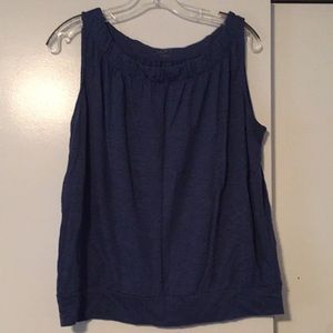 Banded bottom tank top